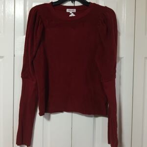 Goldie Inside Out Puff Sleeve Sweatshirt